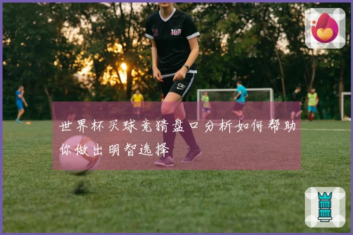 世界杯买球竞猜盘口分析如何帮助你做出明智选择
