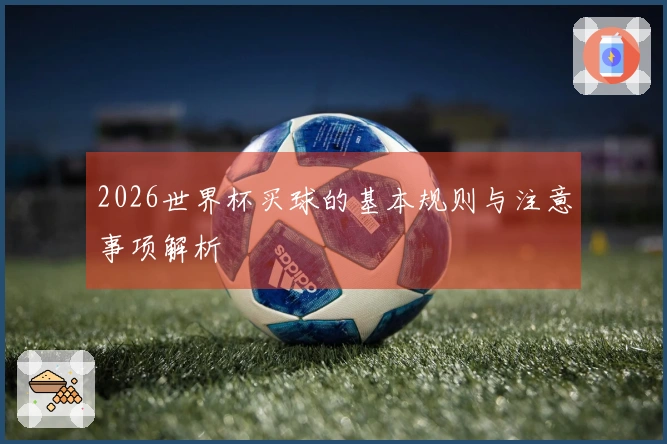 2026世界杯买球的基本规则与注意事项解析